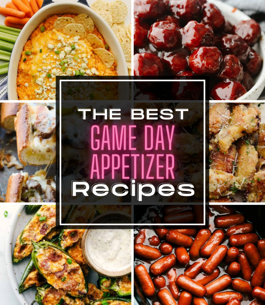 Best Game Day Football Party Snacks  Appetizers   Sweet Treat Recipes - 38