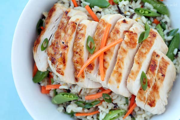 Grilled Citrus Chicken Rice Bowls - 46