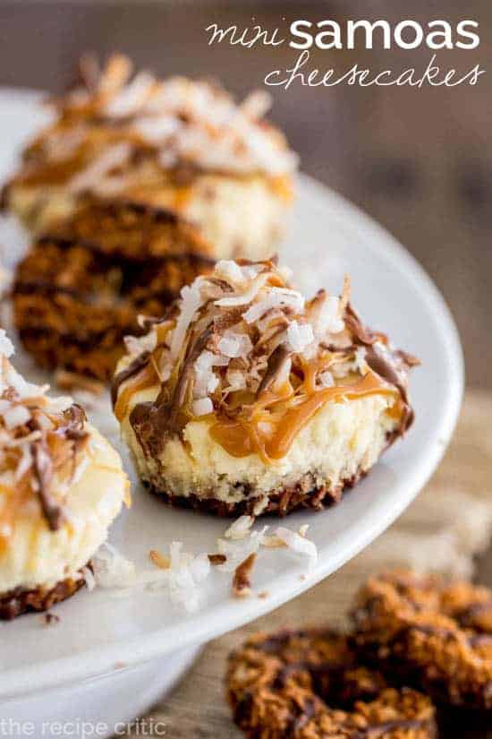 Mini Samoas Cheescakes - 27