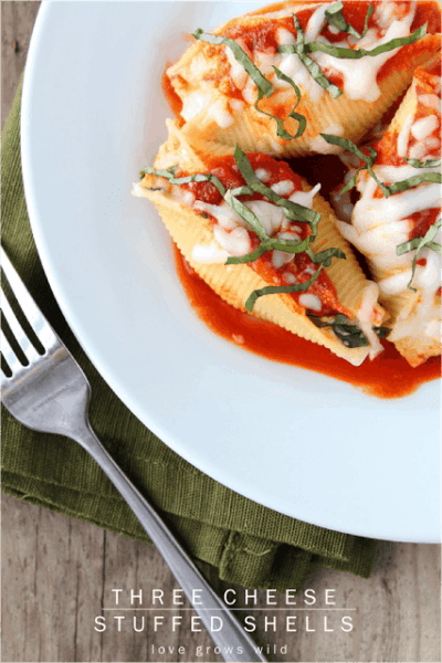 3 Cheese Stuffed Pasta - One of the Best Easy Pasta Recipes. The Recipe Critic, Alyssa Rivers.
