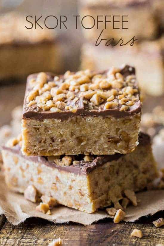 Skor Toffee Bars The Recipe Critic