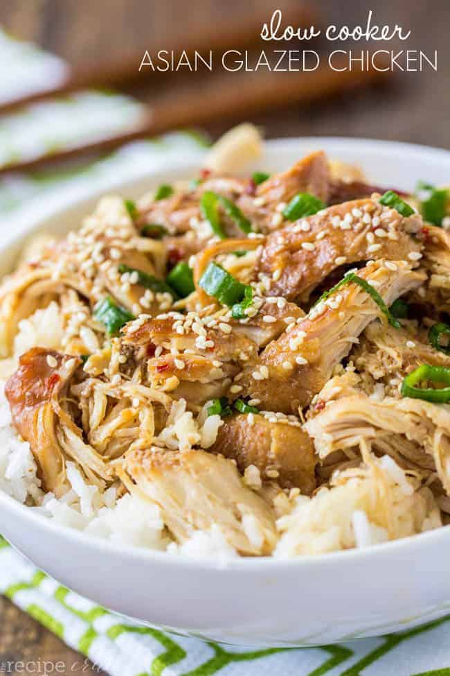 Slow Cooker Asian Glazed Chicken