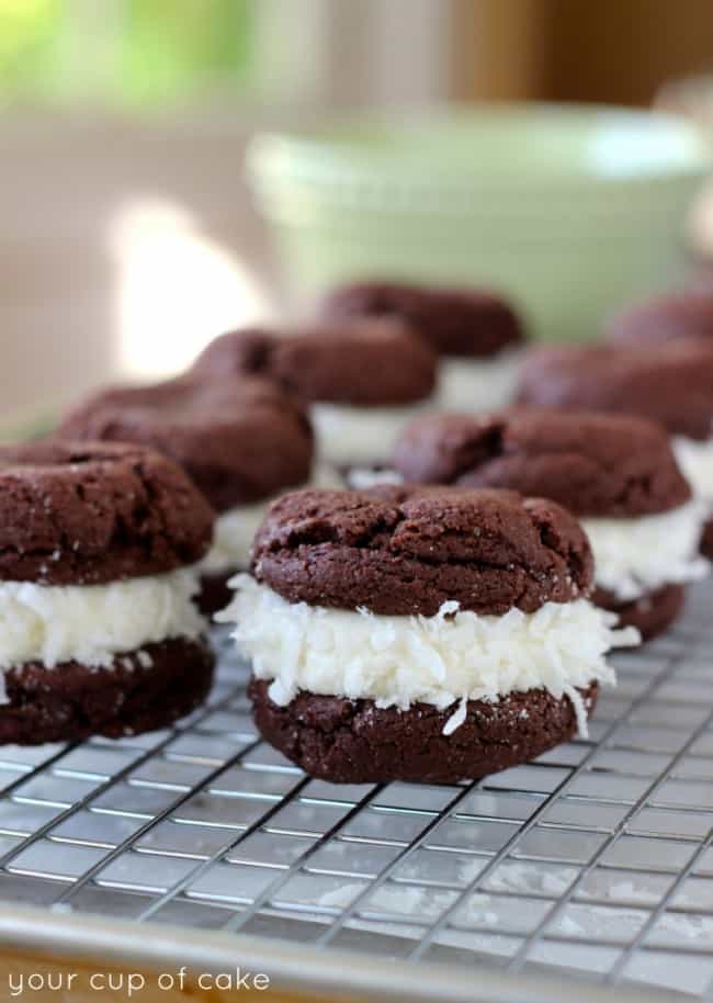 Chocolate Coconut Whoopie Pies - 51