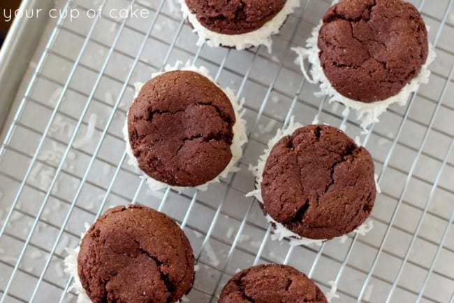 Chocolate Coconut Whoopie Pies - 18