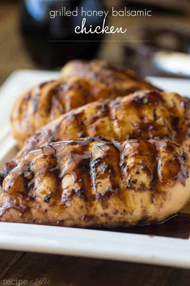 Grilled Honey Balsamic Chicken | The Recipe Critic