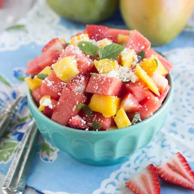 Fresh Watermelon and Feta Salad - 31