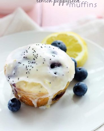 Blueberry Lemon Poppyseed Muffins