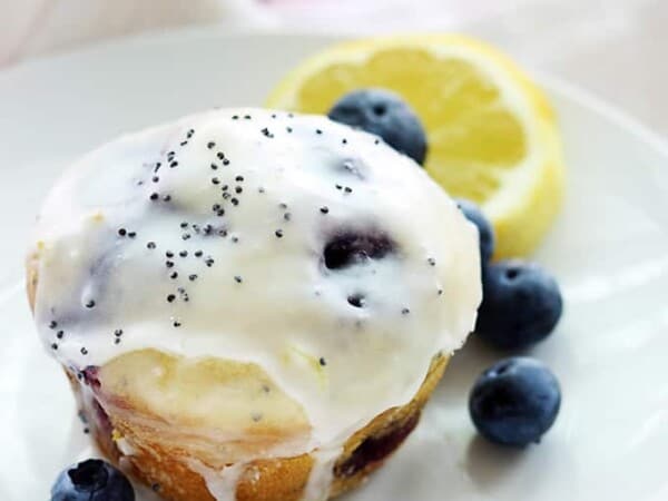 Blueberry Lemon Poppyseed Muffins