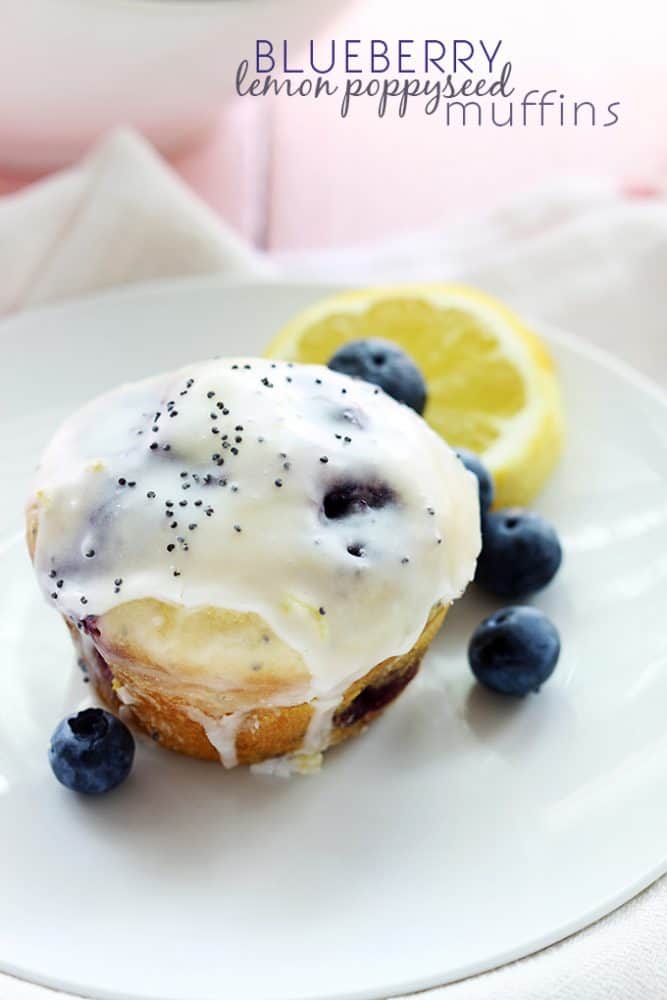 Blueberry Lemon Poppyseed Muffins
