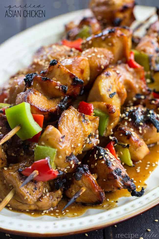 Asian chicken outlet kabobs