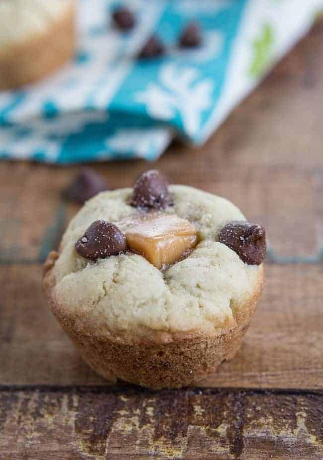 Miniature Salted Caramel Cookie Cupcakes - 4