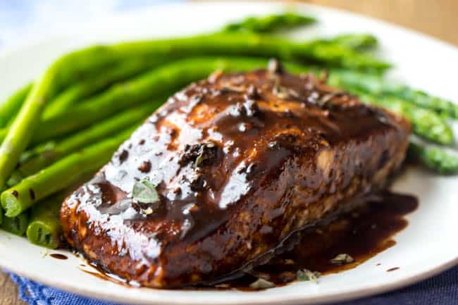 Honey Balsamic Glazed Salmon - 39