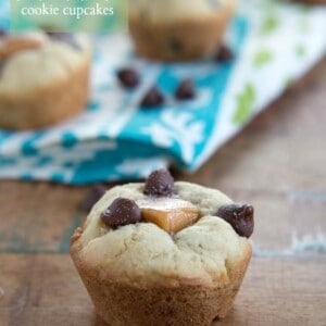 Miniature Salted Caramel Cookie Cupcakes - 26