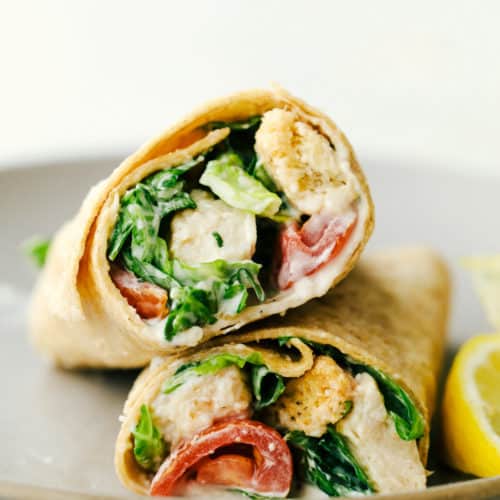 Chicken Caesar Salad Wraps Recipe | The Recipe Critic
