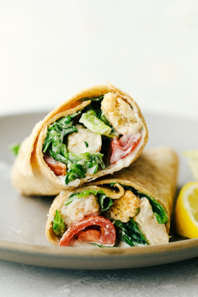 Chicken Caesar Salad Wraps Recipe The Recipe Critic