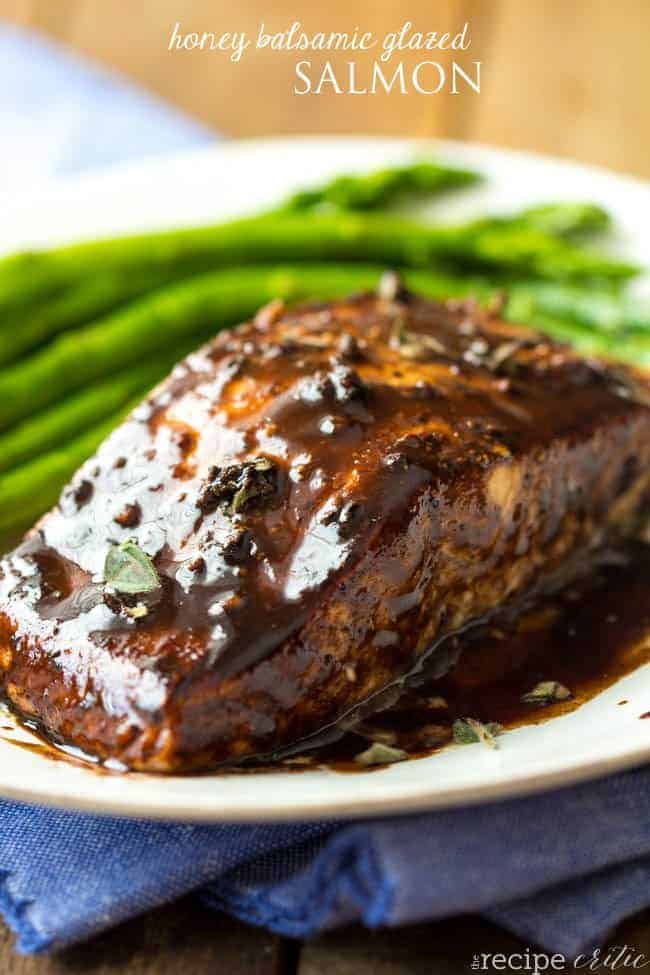 Honey Balsamic Glazed Salmon - 79