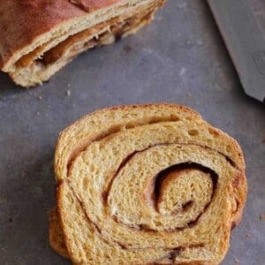 Bread Machine Cinnamon Swirl Pumpkin Bread - 12