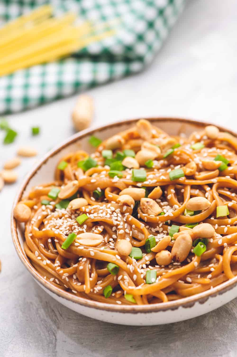 Thai Sesame Peanut Sauce Noodles Recipe | The Recipe Critic