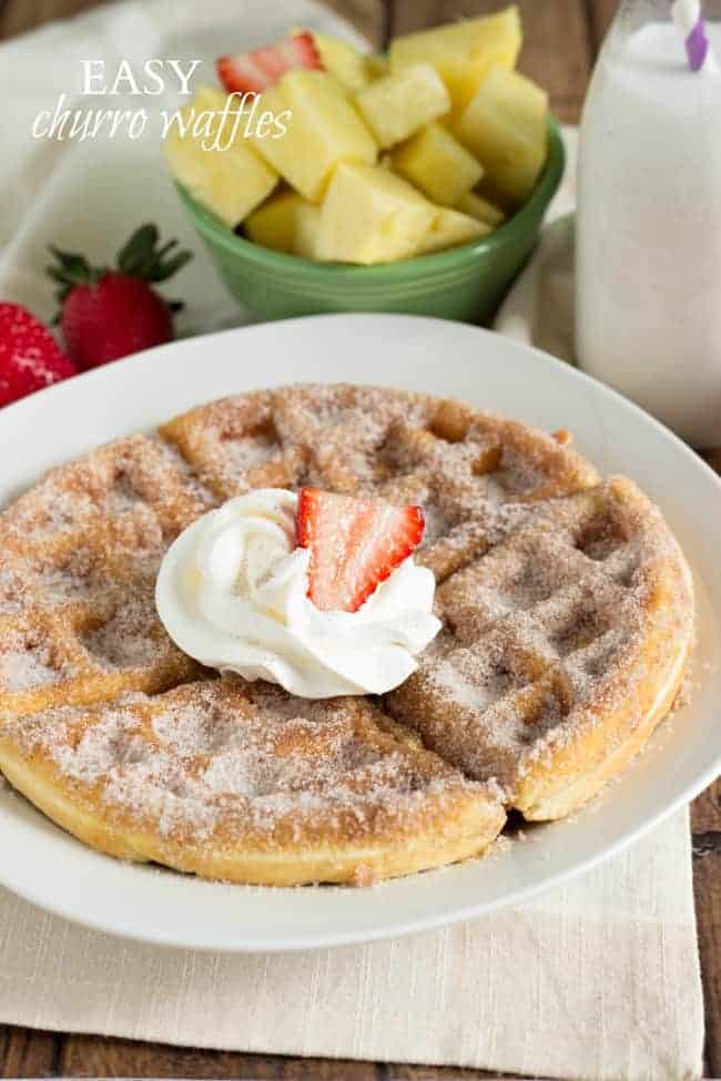 Easy Churro Waffles - 28