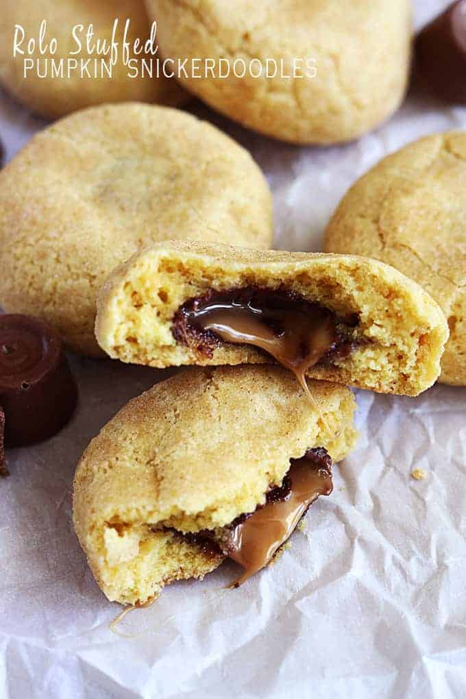 Rolo Stuffed Pumpkin Snickerdoodles - 50