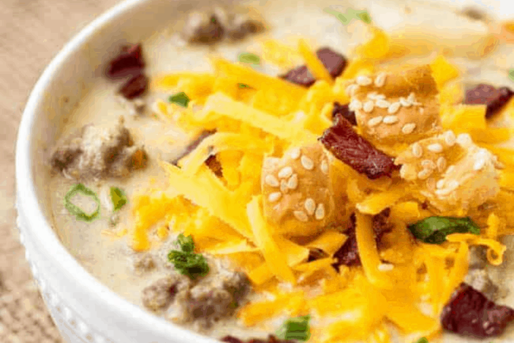 Slow Cooker Cheeseburger Soup The Recipe Critic