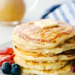 The Best Fluffy Homemade Buttermilk Pancakes - 99