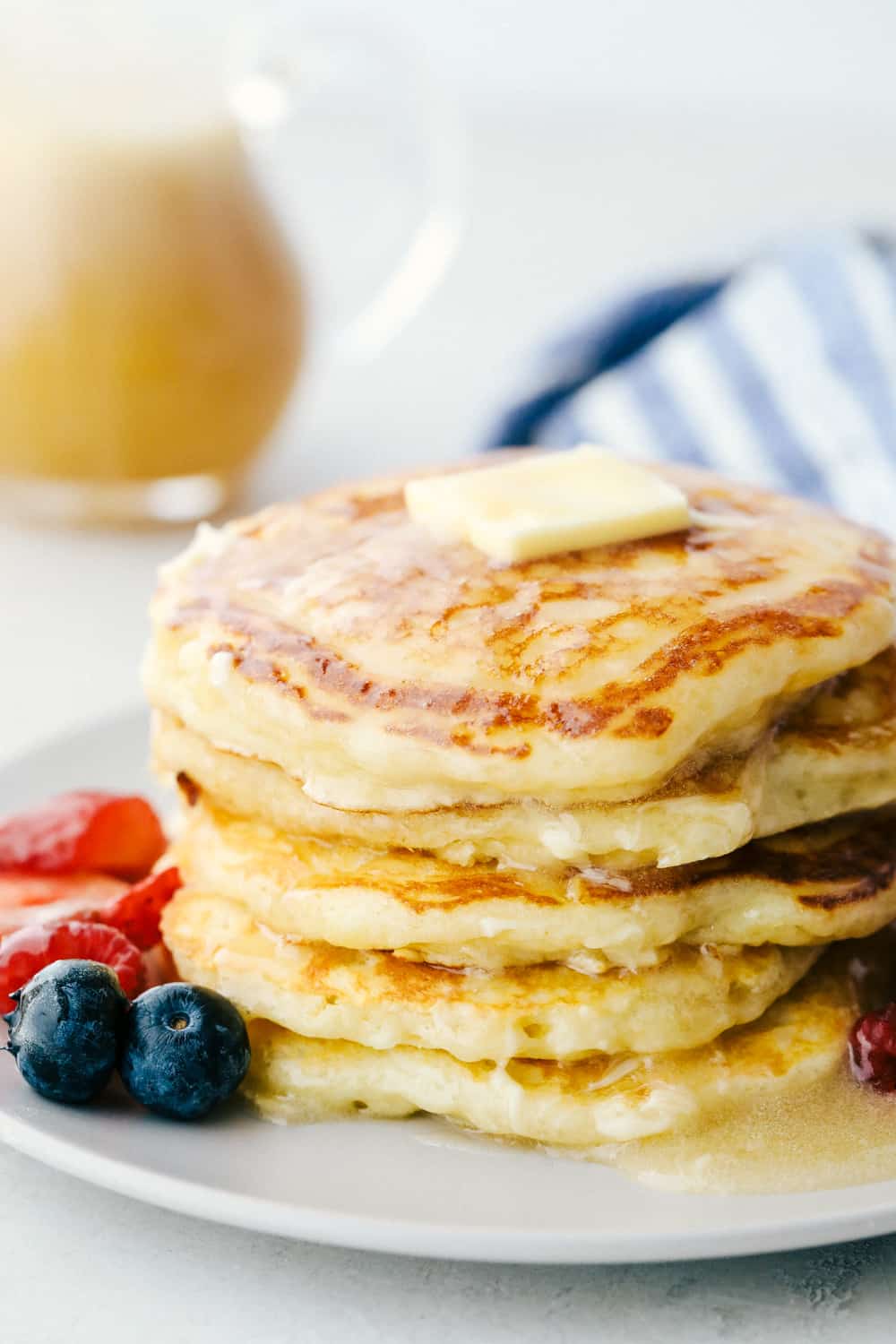 The Best Fluffy Homemade Buttermilk Pancakes | BLOGPAPI