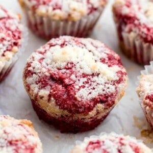 Red Velvet Cream Cheese Muffins - 74