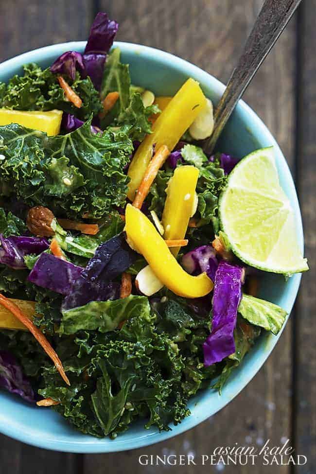 Asian Kale Ginger Peanut Salad - 27