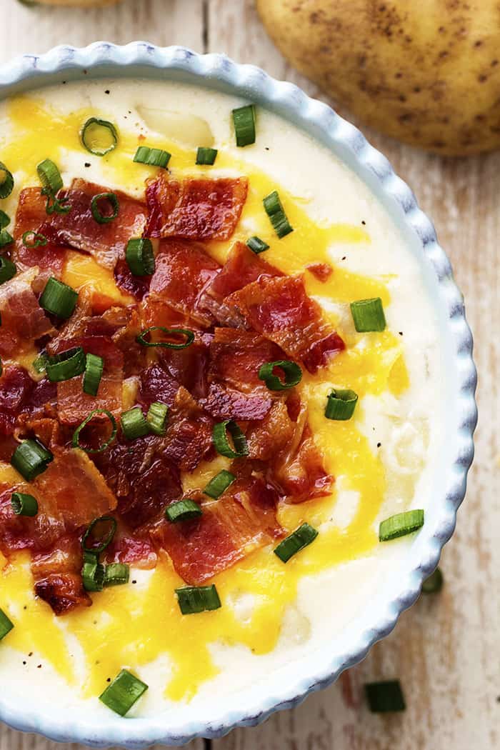 Slow Cooker Loaded Baked Potato Soup | The Recipe Critic