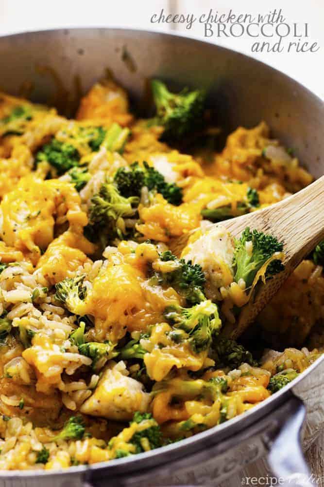 One Pan Cheesy Chicken with Broccoli and Rice - 89