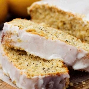 Healthy Greek Yogurt Lemon Poppyseed Pound Cake - 75