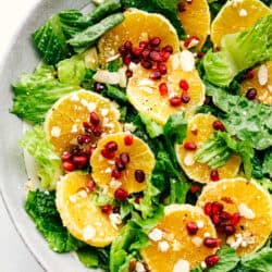 Orange Pomegranate Salad with an Orange Vinaigrette Dressing | Cook & Hook