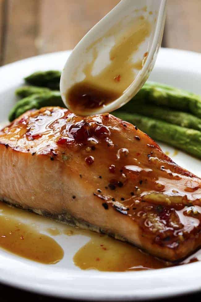 Sweet Chili Garlic Glazed Salmon - 23