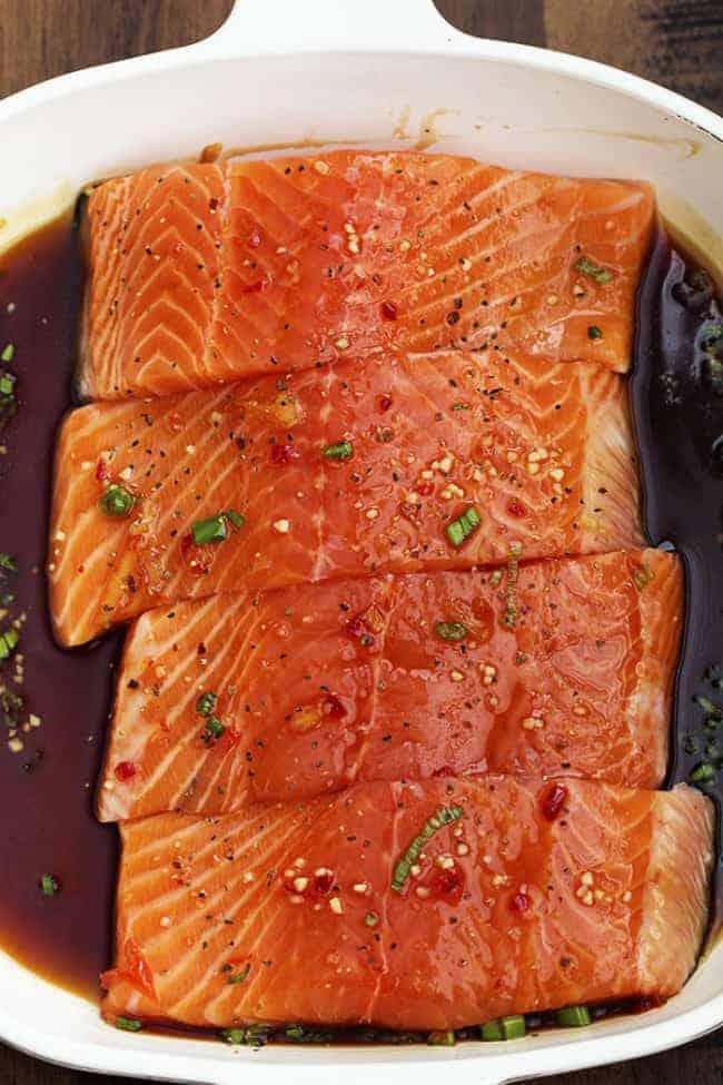 Sweet Chili Garlic Glazed Salmon - 35