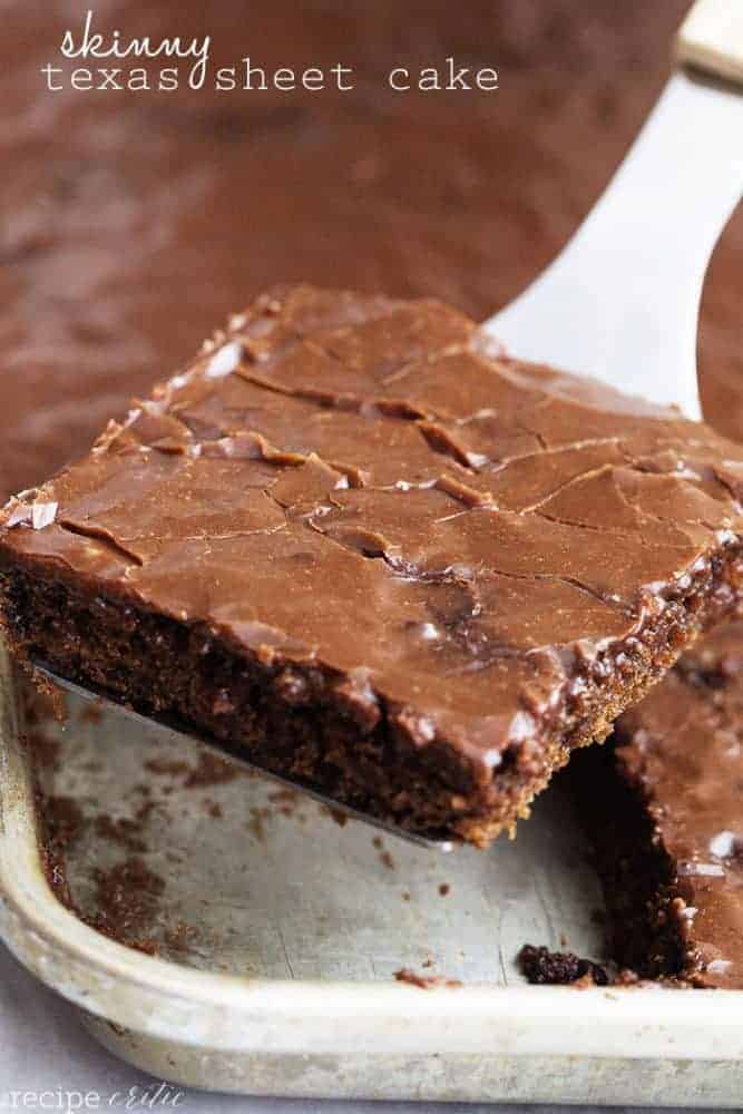 Sheet Pan Brownies - That Skinny Chick Can Bake