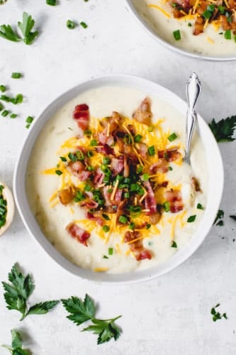 Slow Cooker Loaded Baked Potato Soup | The Recipe Critic