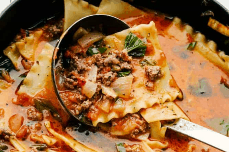 Lasagna Soup Recipe