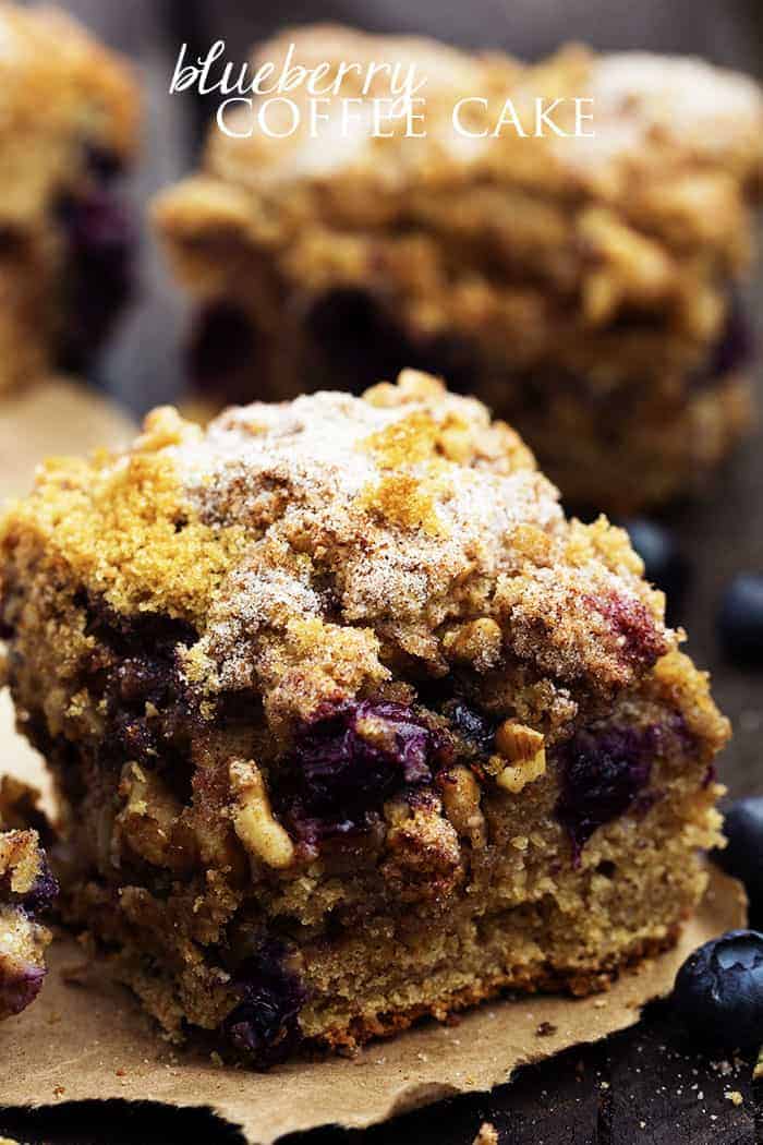 Skinny Blueberry Coffee Cake - 8