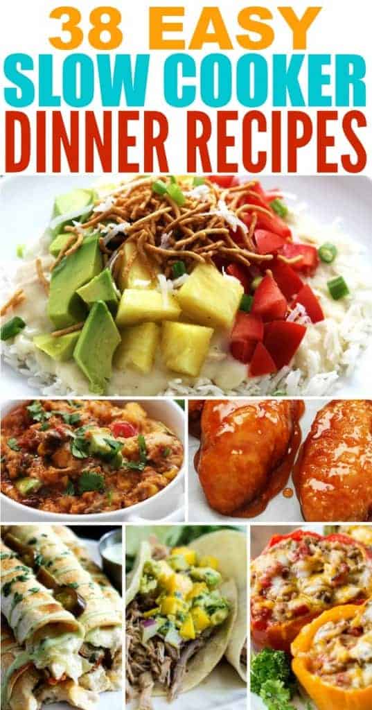 38 Easy Slow Cooker Recipes for Dinner The Recipe Critic