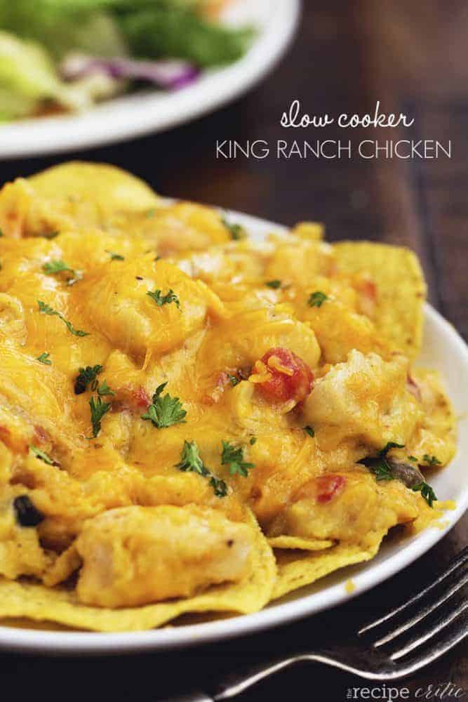 Slow Cooker King Ranch Chicken The Recipe Critic