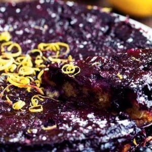 Blueberry Lemon Upside Down Cake - 4