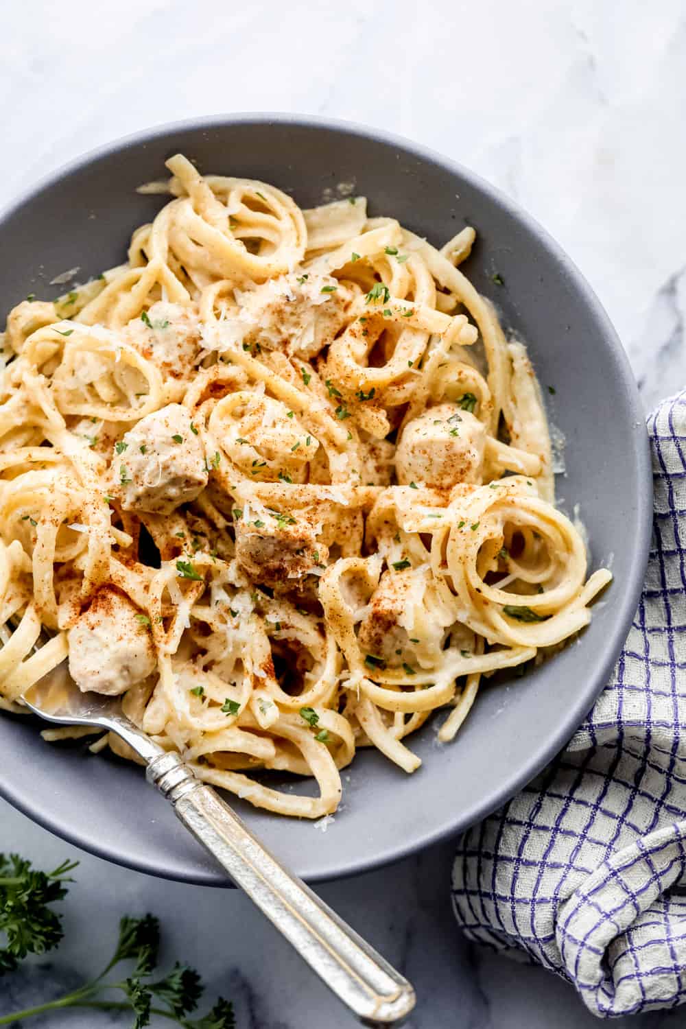 one pot cajun chicken Alfredo Pasta 