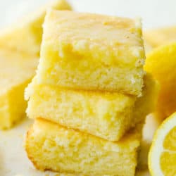 Glazed Lemon Brownies | Cook & Hook