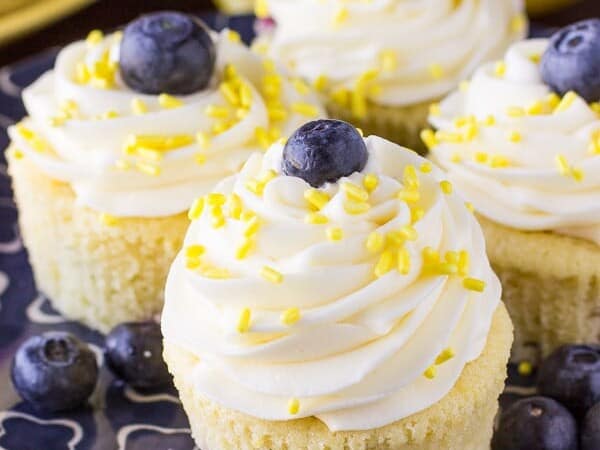 Lemon Blueberry Cupcakes