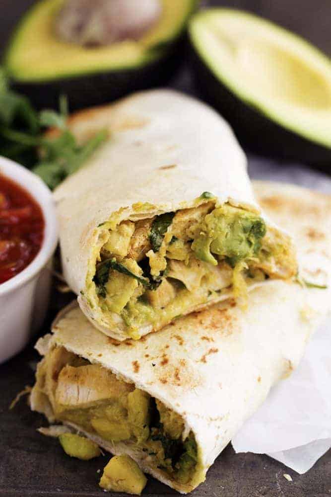 Baked Chicken Avocado Burritos - 60