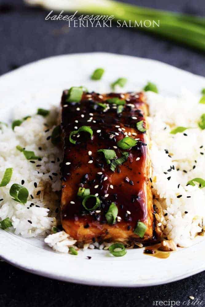 Baked Sesame Teriyaki Salmon - 85