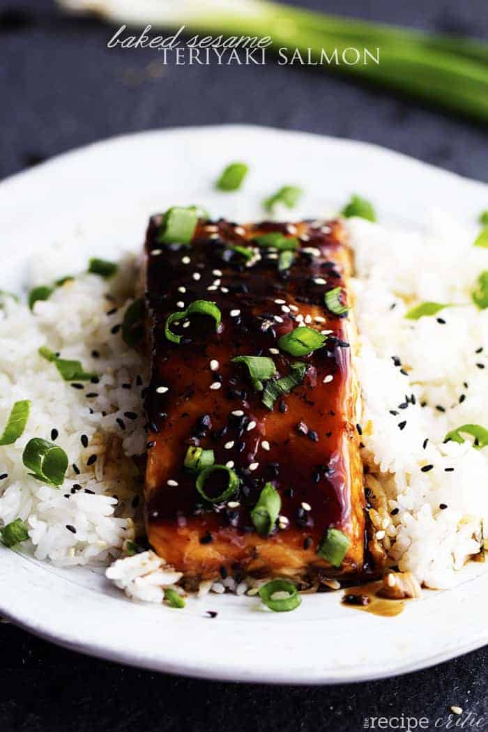 salmon recipes oven in baked The Sesame Critic Recipe Baked Salmon Teriyaki