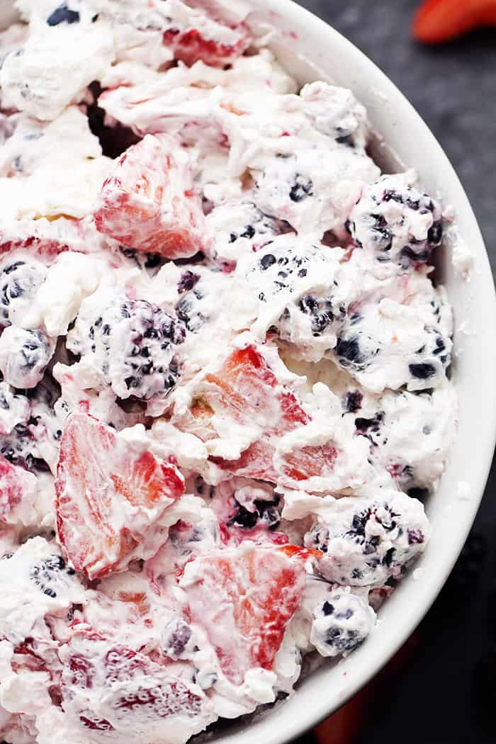 fruit salad with cool whip and cream cheese