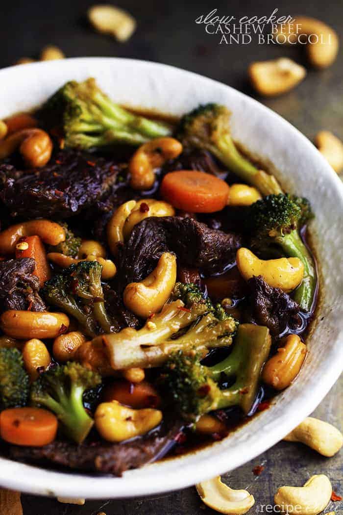 Slow Cooker Cashew Beef and Broccoli Stir Fry - 11